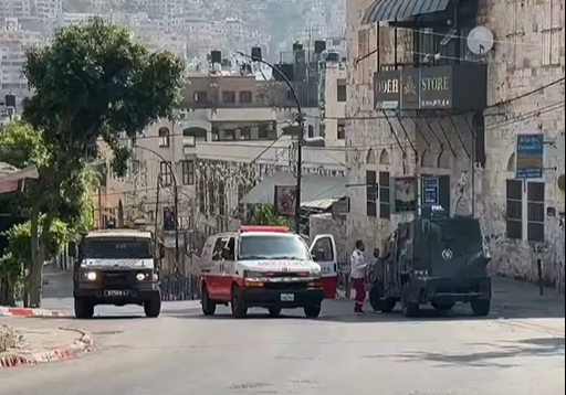 جانب من اقتحام قوات الاحتلال لمدينة نابلس