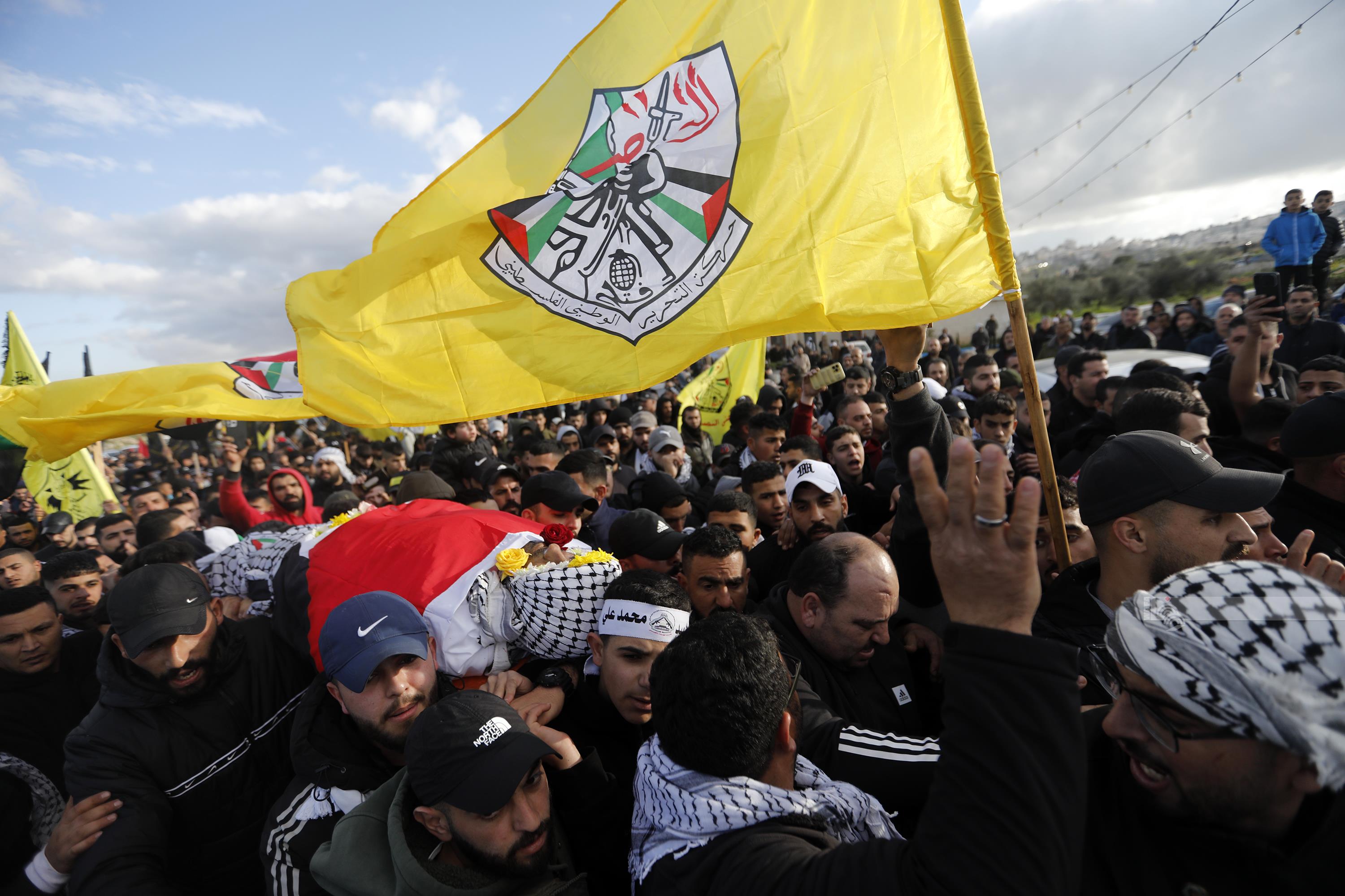 تشييع الشهيد محمد أبو كافية (عدسة: محمد أبو زيد/وفا)